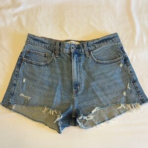 Abercrombie & Fitch The Mom Short High Rise Curve Love